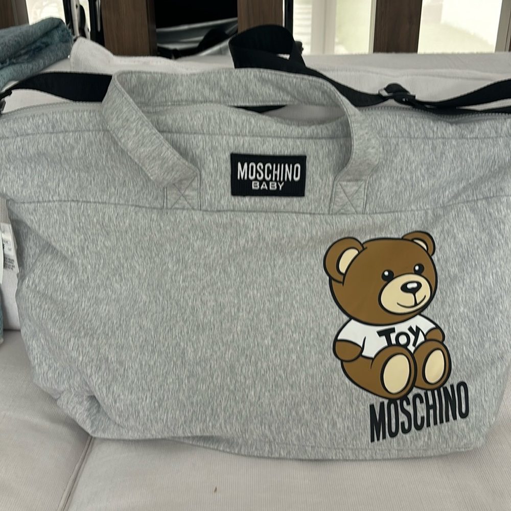 Moschino diaper bag with changing pad- brand new with tags
